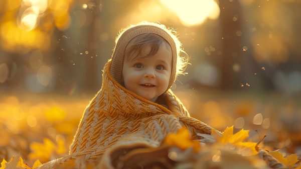 Poncho bébé : confort et style pour votre enfant